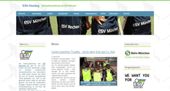 Desktop Screenshot of esv-hockey.de