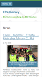 Mobile Screenshot of esv-hockey.de