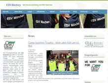 Tablet Screenshot of esv-hockey.de